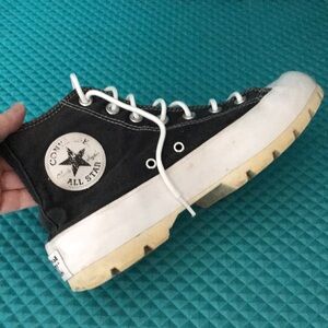 CONVERSE Chuck Taylor All Star Lugged High-Top Platform Women Sneaker - Black| 8